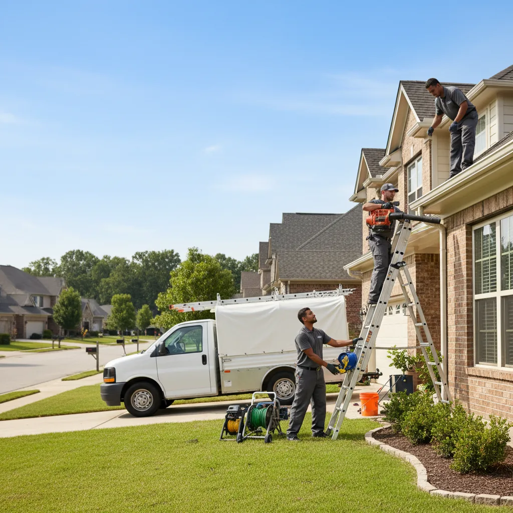 Home Gutter Service in Brookston, TX near me